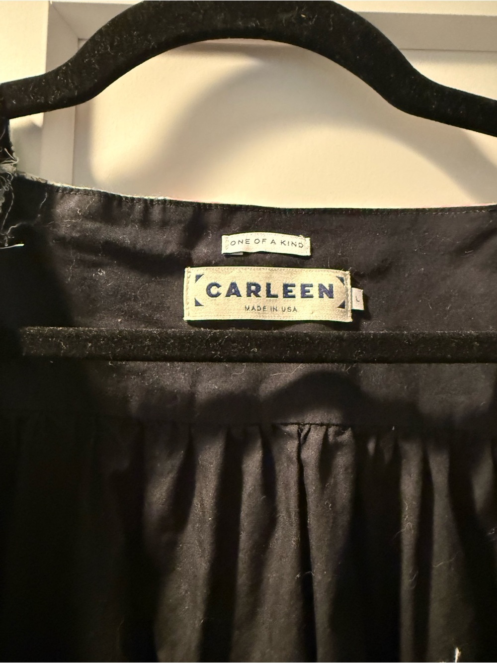 Carleen Black Women’s Dress - Classic Gathered Detail
